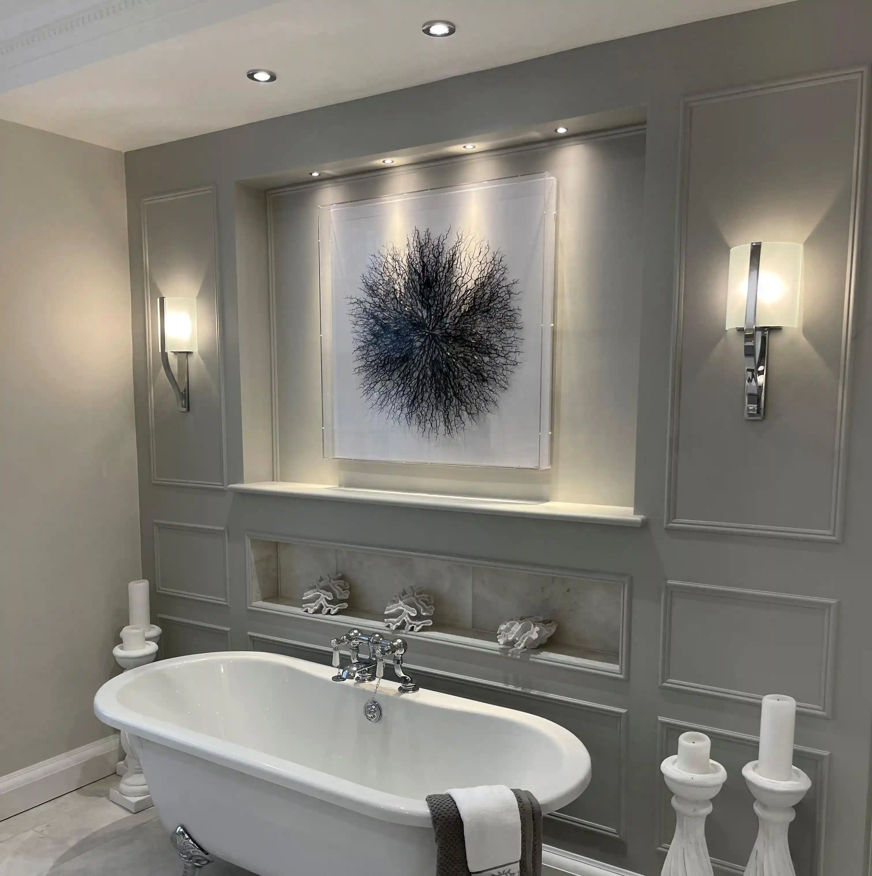 Photo of a professional bathroom installment from Nightingale.