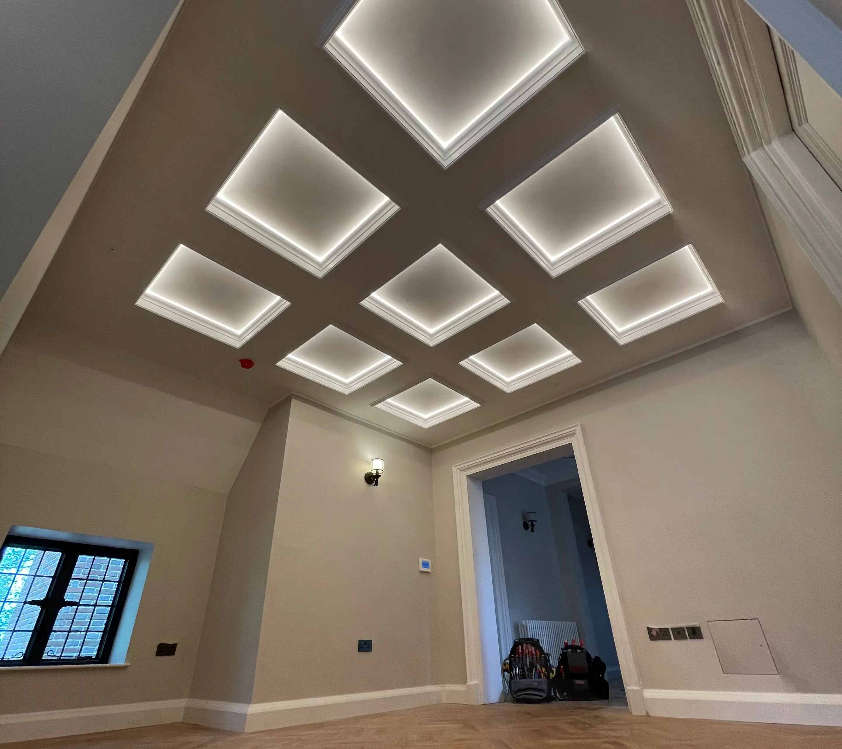 Commercial electrical installation.