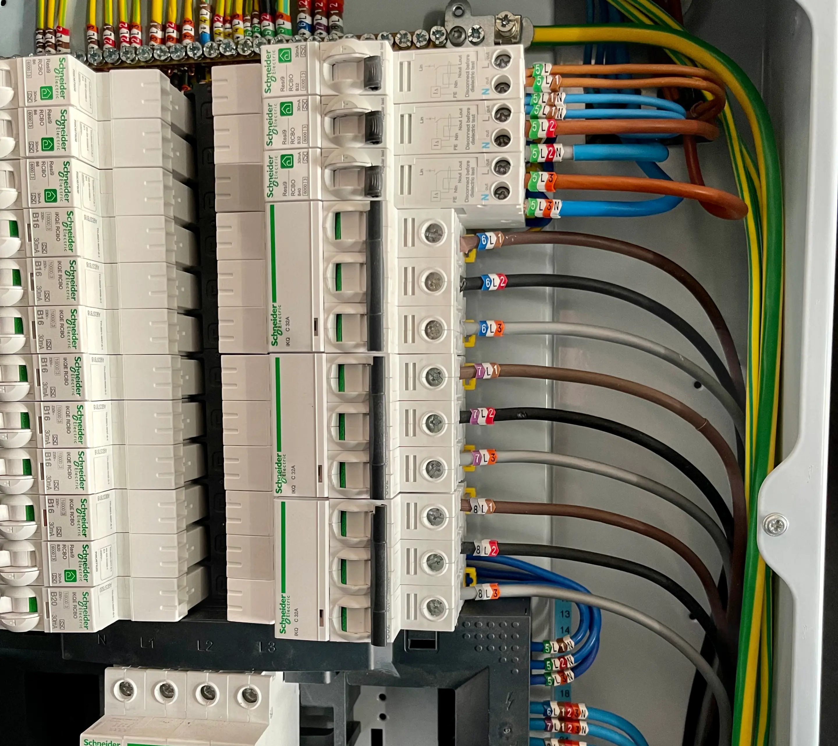 Industrial electrical installation.